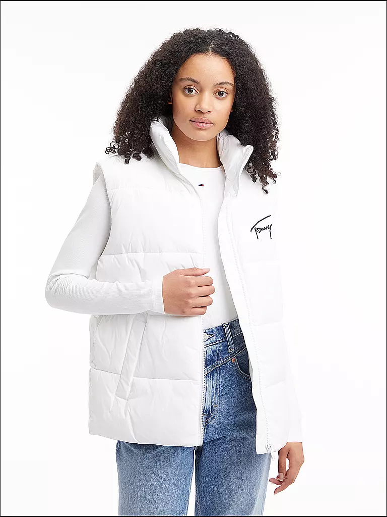 TOMMY JEANS | Gilet matelassé | weiss