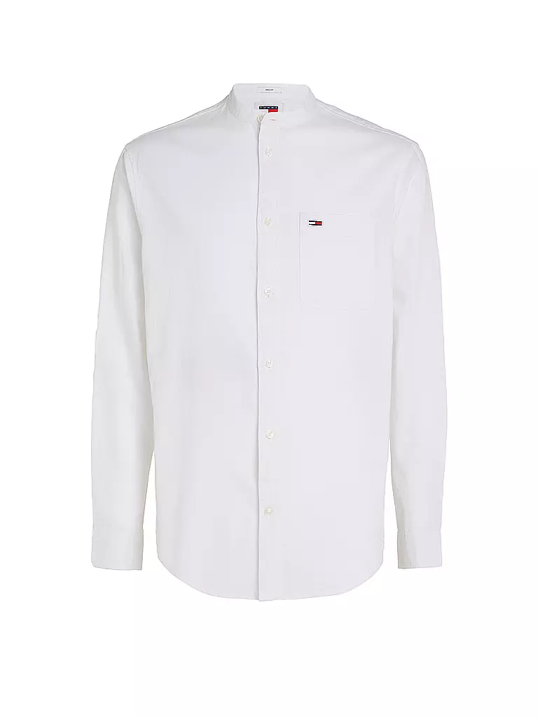 TOMMY JEANS | Hemd Regular Fit  | Blanc