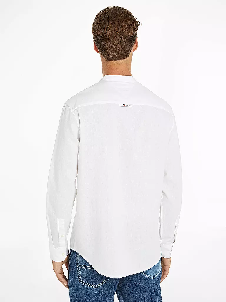 TOMMY JEANS | Hemd Regular Fit  | Blanc