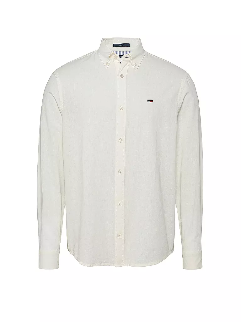 TOMMY JEANS | Hemd Regular Fit | Blanc