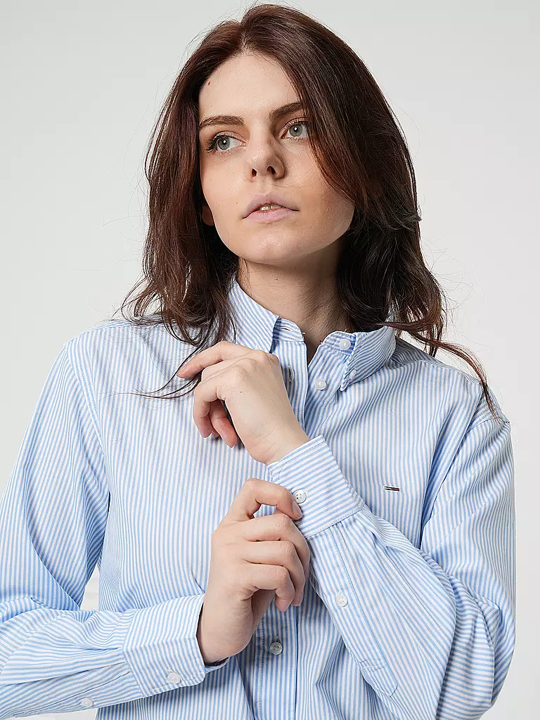 TOMMY JEANS | Hemdbluse  | Bleu clair