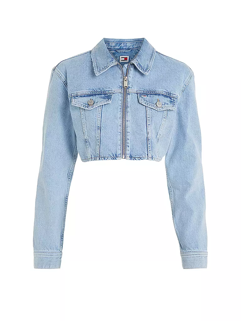 TOMMY JEANS | Jeansjacke Cropped Fit | Bleu clair