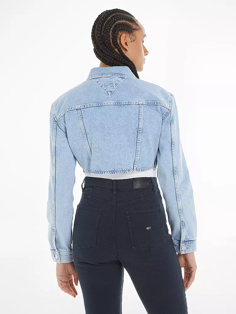 TOMMY JEANS | Jeansjacke Cropped Fit | Bleu clair