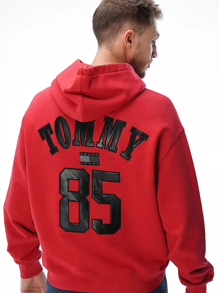 TOMMY JEANS | Kapuzensweater - Hoodie REMASTERED 1985  | Rouge