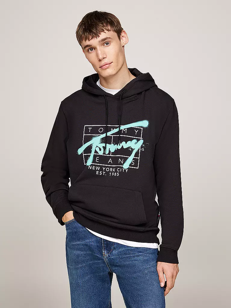 TOMMY JEANS | Kapuzensweater - Hoodie | Noir