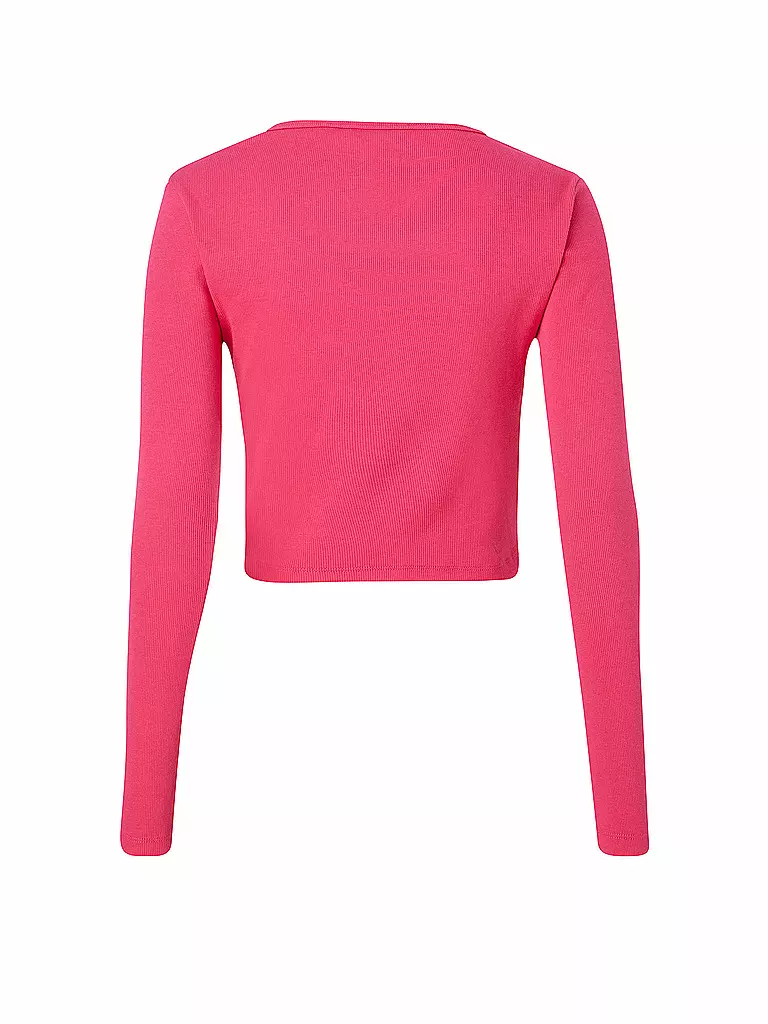 TOMMY JEANS | Langarmshirt Cropped Fit | Rose vif