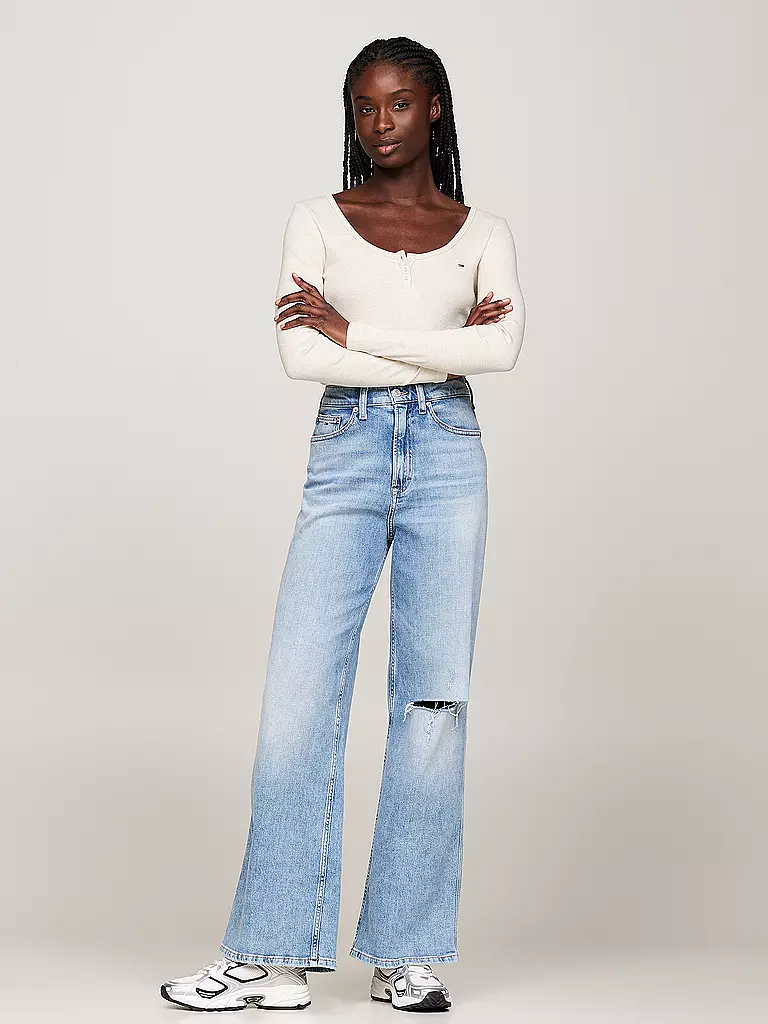 TOMMY JEANS | Langarmshirt | Crème