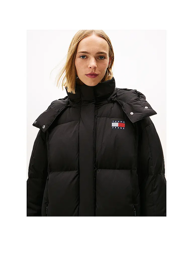 TOMMY JEANS | Manteau TJW ALASKA GRID | Noir