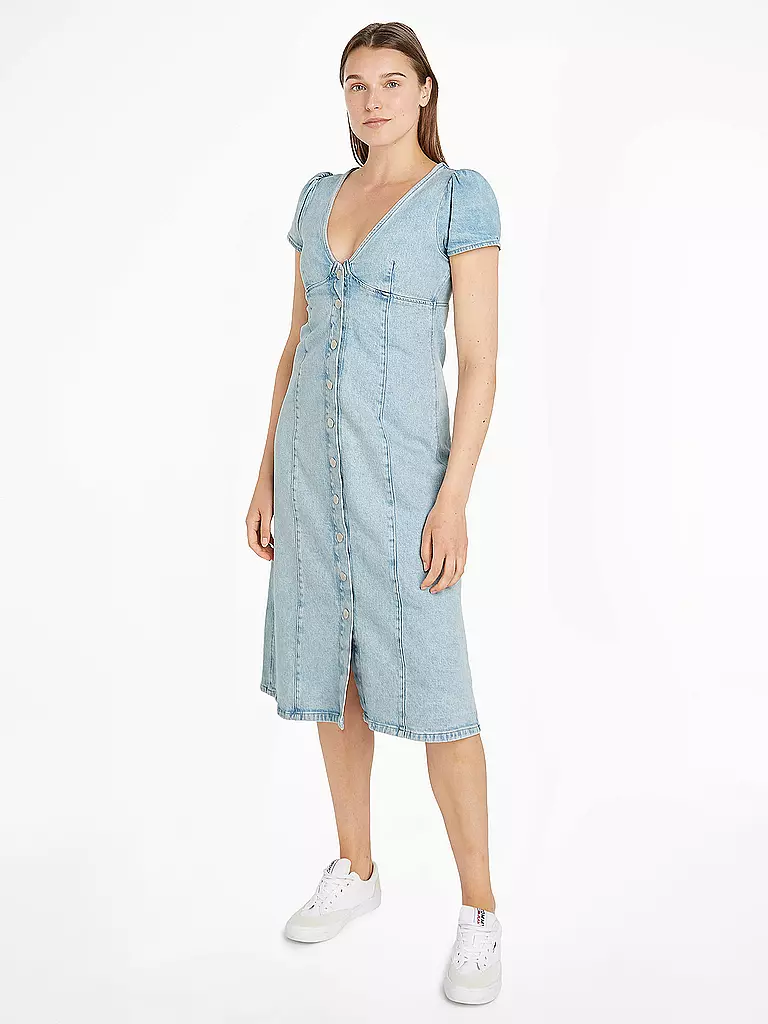 TOMMY JEANS | Midikleid  | Bleu clair