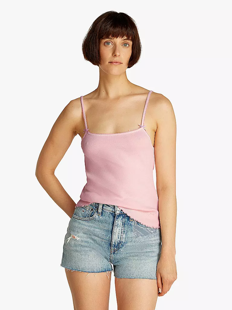 TOMMY JEANS | Nom du produit: Top
Marque: TOMMY JEANS
Couleur: rosa
Catégories: Mode,Damen

Longueur des manches: sans manches
Style: Young Fashion | 