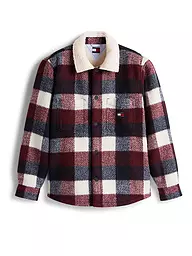 TOMMY JEANS | Overshirt | Rouge foncé