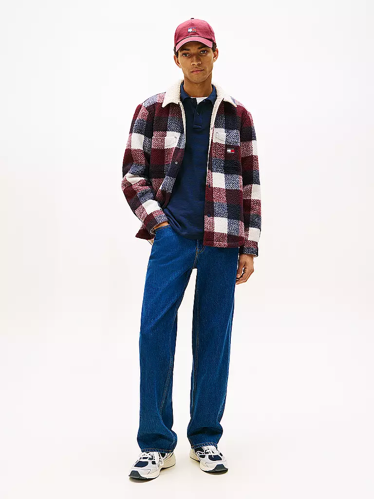 TOMMY JEANS | Overshirt | dunkelrot