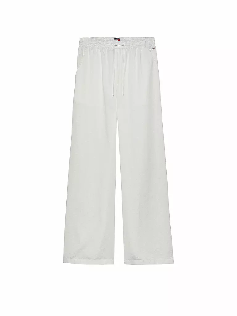 TOMMY JEANS | Pantalon Jambe Large | weiss