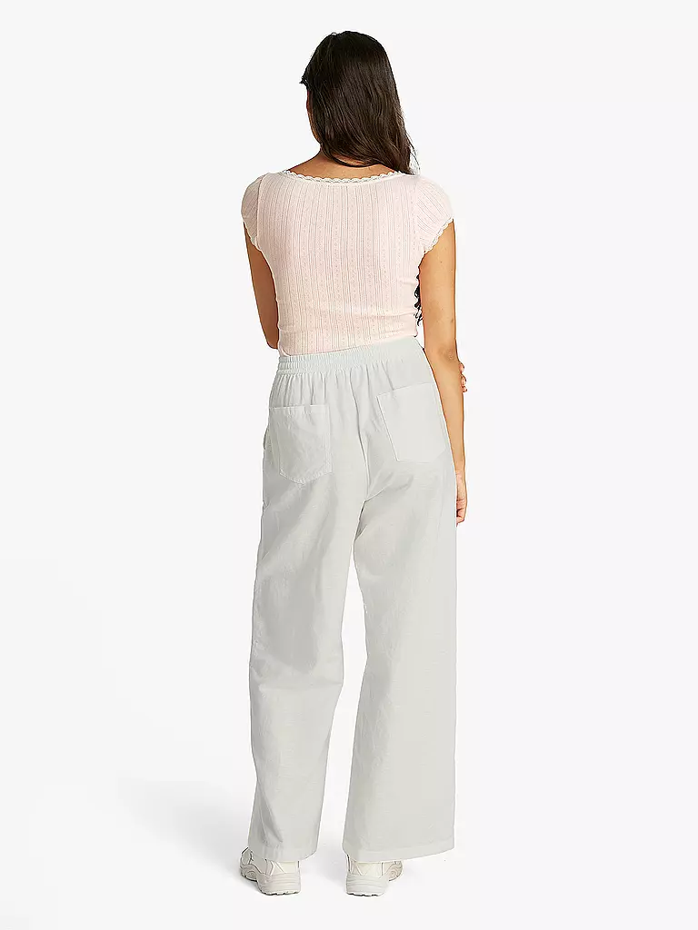 TOMMY JEANS | Pantalon Jambe Large | weiss