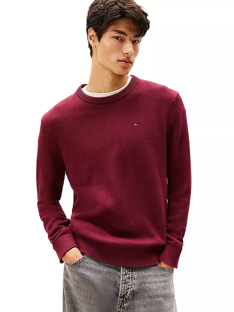 TOMMY JEANS | Pull | dunkelrot