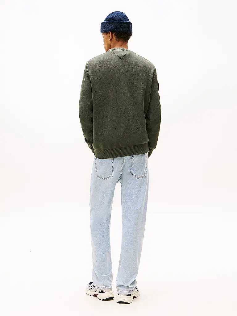 TOMMY JEANS | Pull-over | dunkelgrün