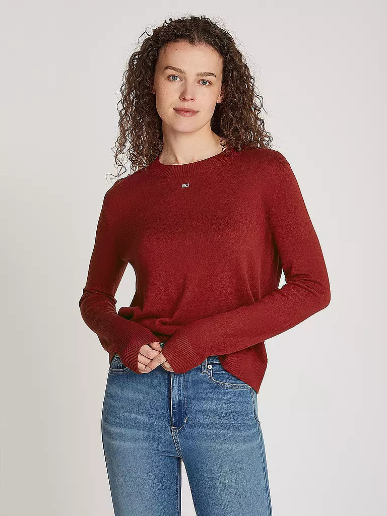 TOMMY JEANS | Pullover | Rouge