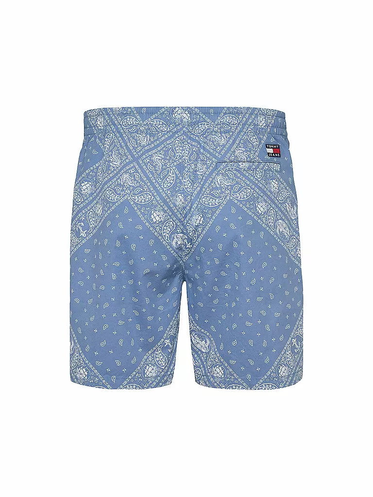 TOMMY JEANS | Short de bain
Produktname: Badeshorts
Marke: TOMMY JEANS
Farbe: hellblau
Kategorien: Mode,Herren

Material: Baumwolle
Musterung: Paisley,Print
Länge (Hosen/Jeans): Shorts
Stil: Young Fashion
Bundhöhe: Mid Waist
Details: Eingrifftaschen,Tunnelzug | 