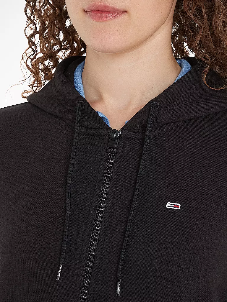TOMMY JEANS | Sweat-shirt à capuche | schwarz