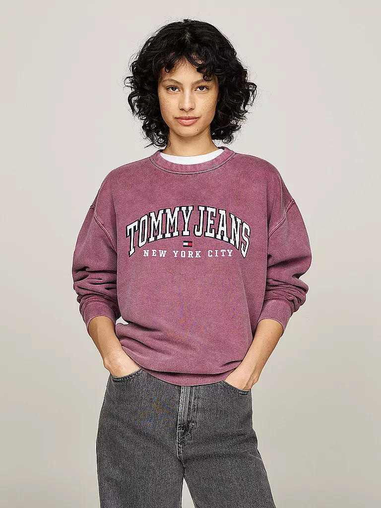 TOMMY JEANS | Sweater | Rouge foncé