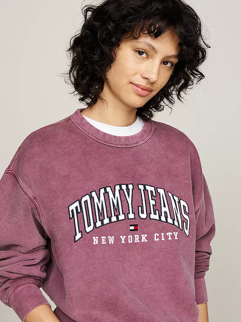 TOMMY JEANS | Sweater | Rouge foncé