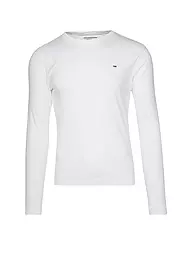 TOMMY JEANS | T-shirt à manches longues Coupe slim | Blanc
