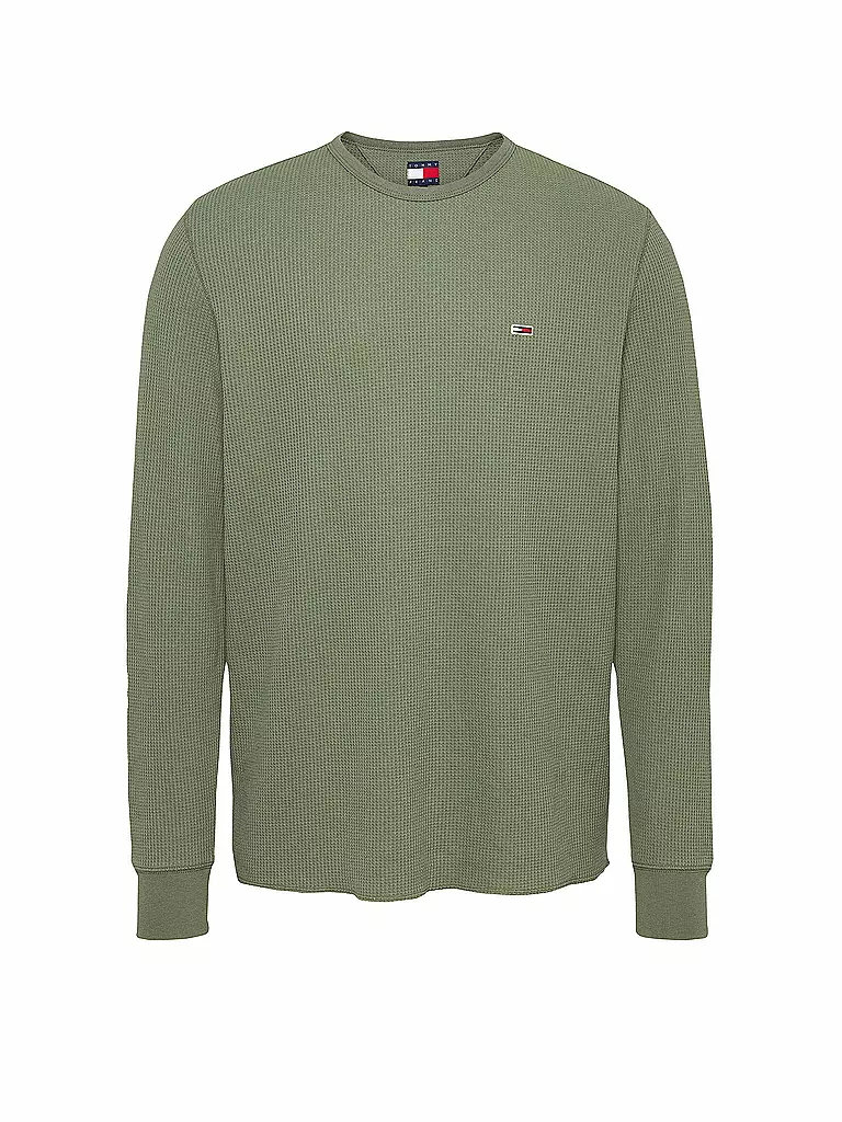 TOMMY JEANS | T-shirt à manches longues | olive