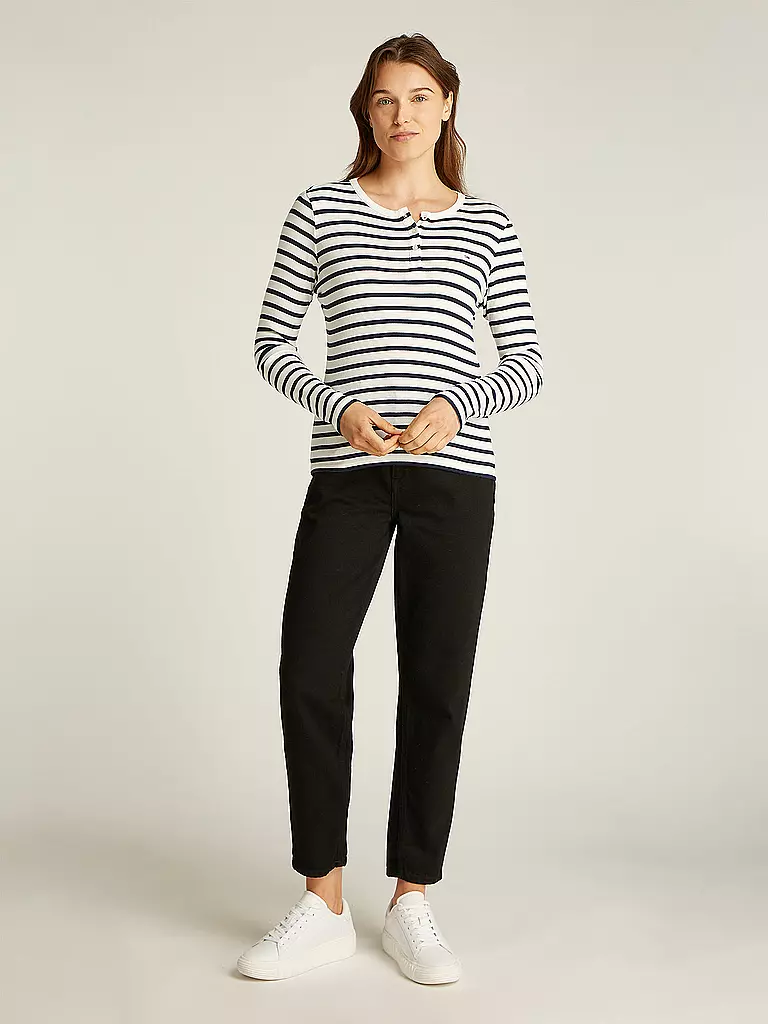TOMMY JEANS | T-shirt à manches longues | dunkelblau