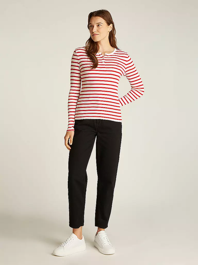 TOMMY JEANS | T-shirt à manches longues | rot