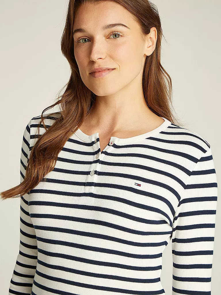 TOMMY JEANS | T-shirt à manches longues | dunkelblau