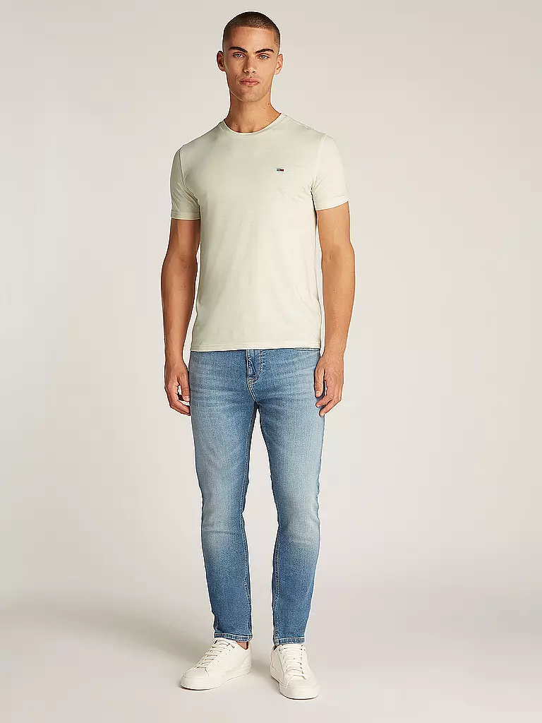 TOMMY JEANS | T-shirt Coupe Slim | creme