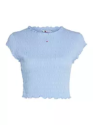 TOMMY JEANS | T-Shirt Cropped Fit  | Bleu clair