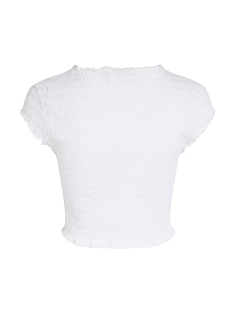 TOMMY JEANS | T-Shirt Cropped Fit  | Blanc