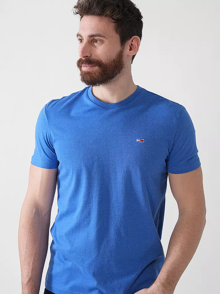 TOMMY JEANS | T-Shirt Slim Fit | blau