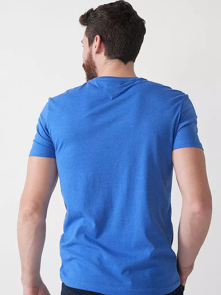 TOMMY JEANS | T-Shirt Slim Fit | blau