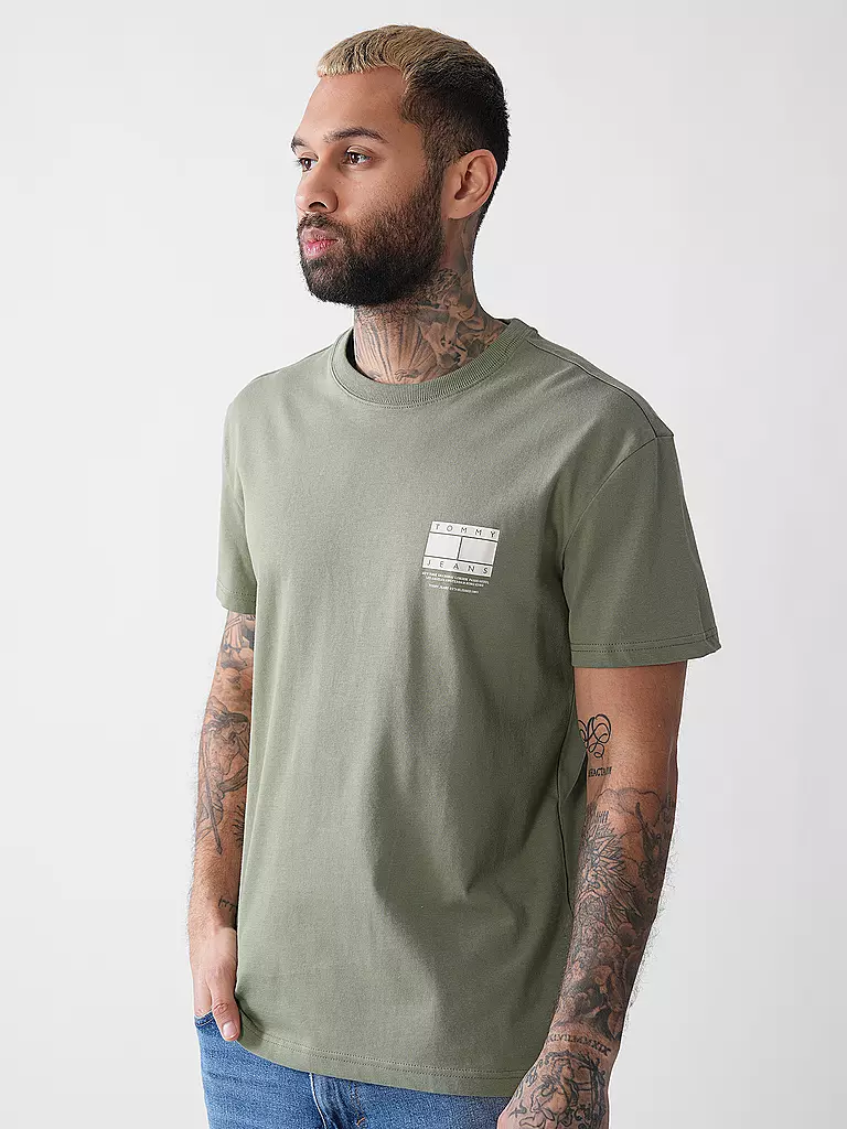 TOMMY JEANS | T-Shirt | olive