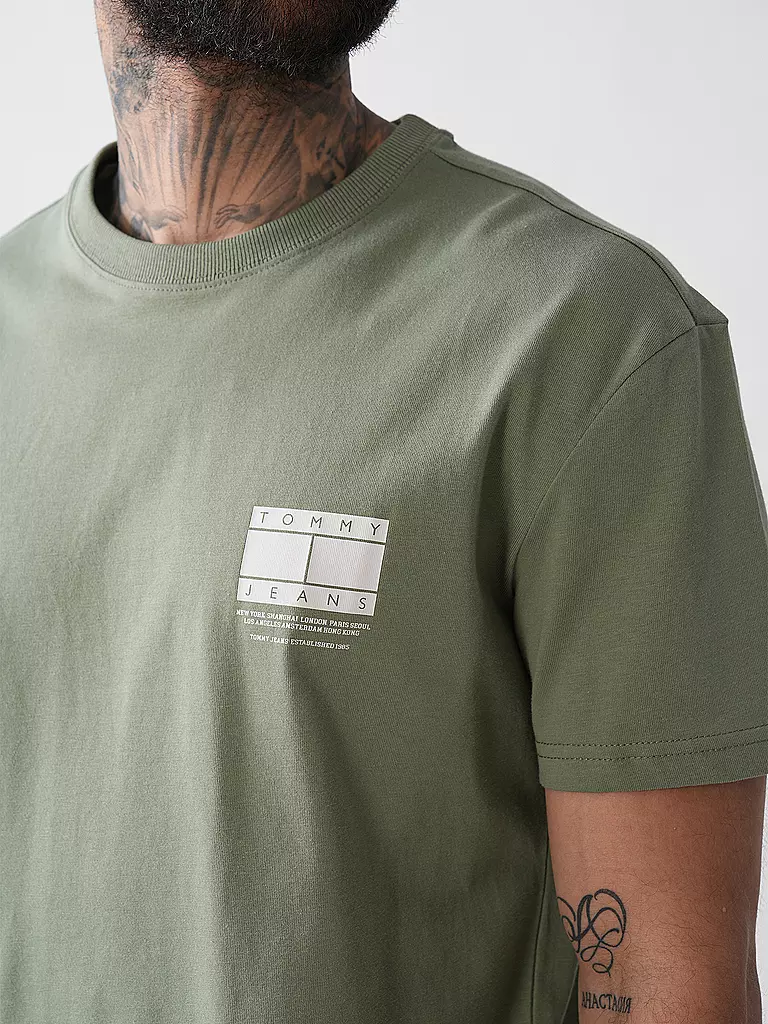 TOMMY JEANS | T-Shirt | olive