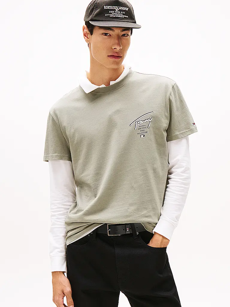TOMMY JEANS | T-Shirt | Olive