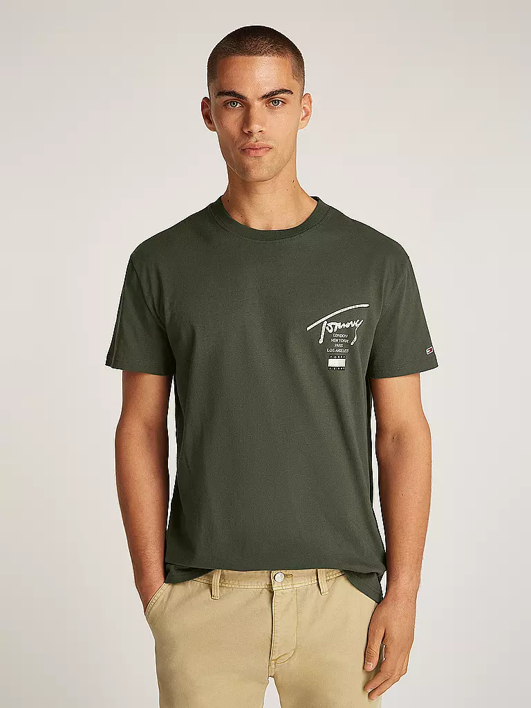 TOMMY JEANS | T-Shirt | Olive