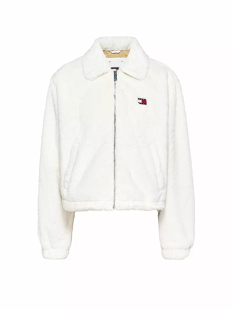 TOMMY JEANS | Veste aspect fourrure | weiss