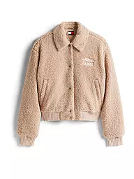 TOMMY JEANS | Veste aspect peau de mouton | Beige
