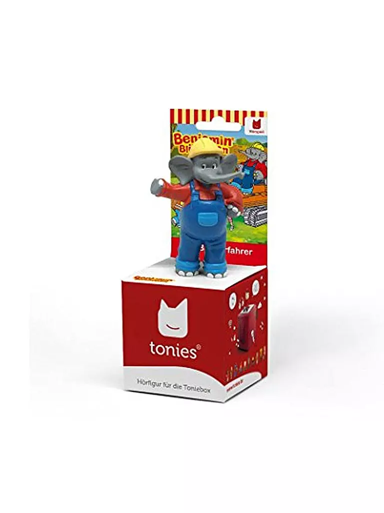TONIES | Figurine audio - Benjamin Blümchen comme conducteur de pelleteuse | Aucune couleur