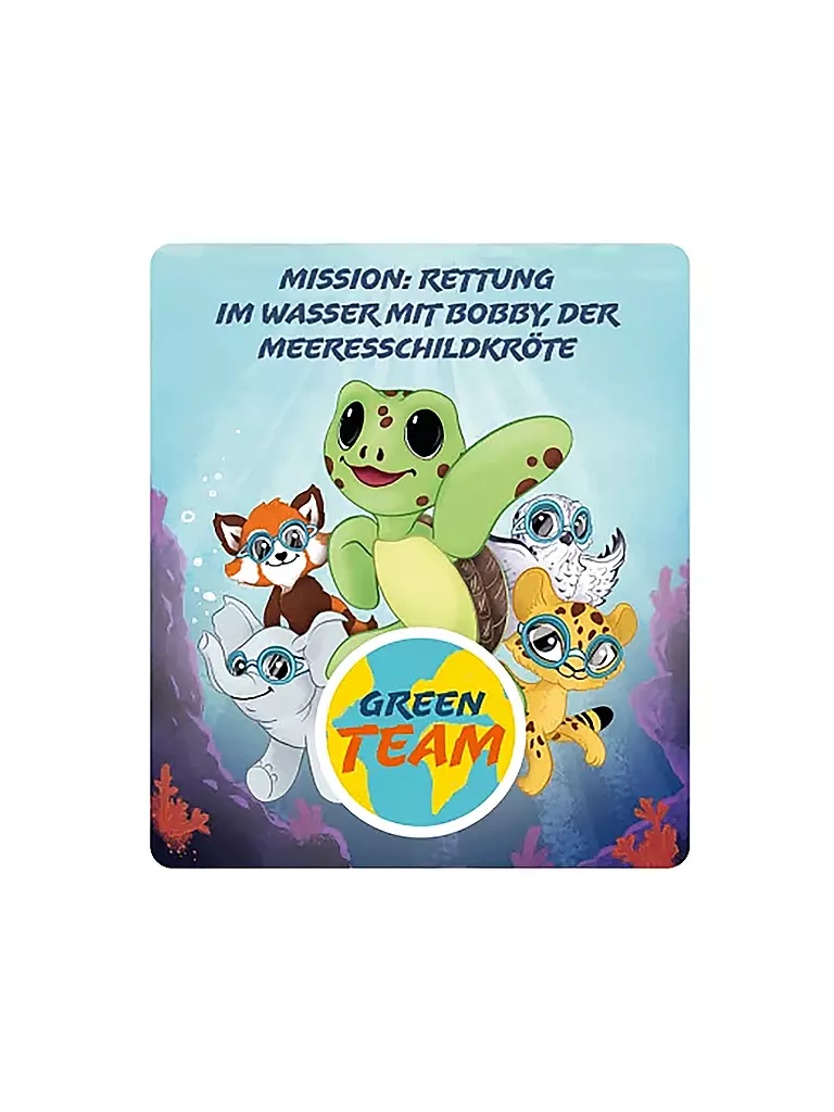 TONIES | Figurine audio - Green Team - Mission : Sauvetage dans l'eau avec Bobby, la tortue de mer | Multicolore