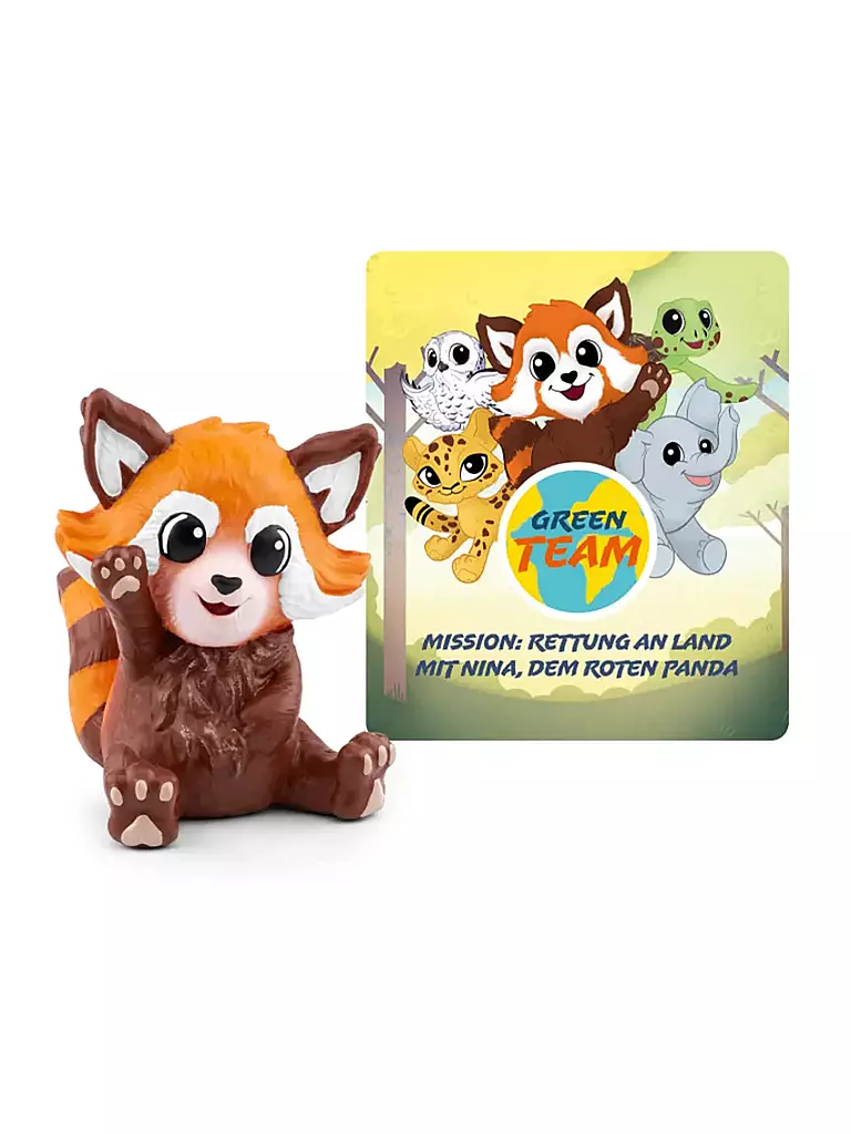 TONIES | Figurine audio - Green Team Mission : Sauvetage à terre avec Nina le panda roux | Multicolore