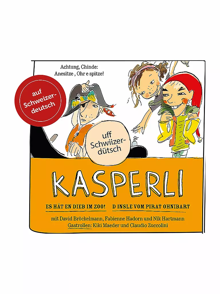 TONIES | Figurine audio - Kasperli au zoo / Pirate Ohnibart | Aucune couleur