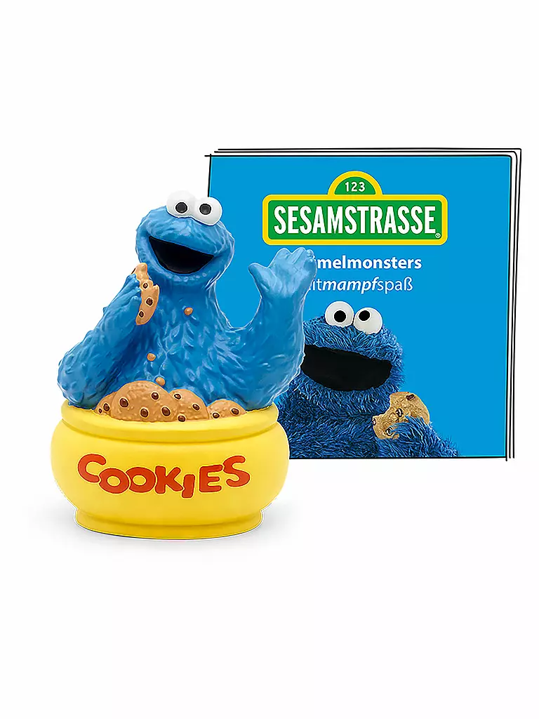 TONIES | Figurine audio - Le plaisir de grignoter de Cookie Monster de Sesame Street | keine Farbe