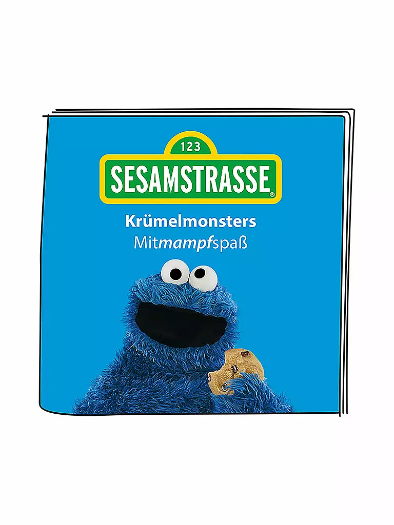 TONIES | Figurine audio - Le plaisir de grignoter de Cookie Monster de Sesame Street | 