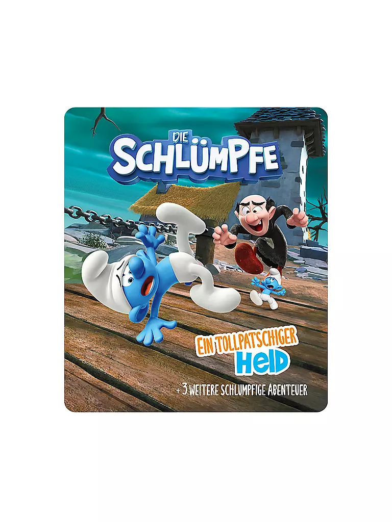TONIES | Figurine audio - Les Schtroumpfs - Un héros maladroit et 3 autres aventures schtroumpfiques | 