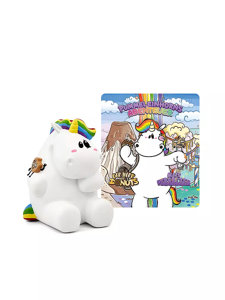 TONIES | Figurine audio - Pummel & Friends - Das Pummeleinhorn : Le seigneur des donuts & Tout est salé | Aucune couleur