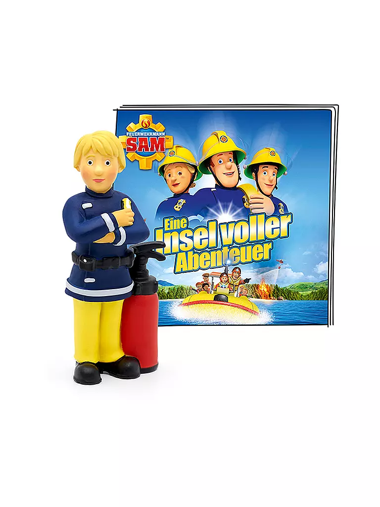 TONIES | Figurine audio - Sam le pompier Une île pleine d'aventures | Aucune couleur